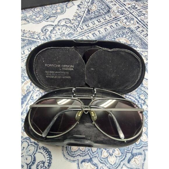 Porsche Design Carrera Aviator Sunglasses 5621 Austria Case & 1 extra Lens set - Picture 11 of 12